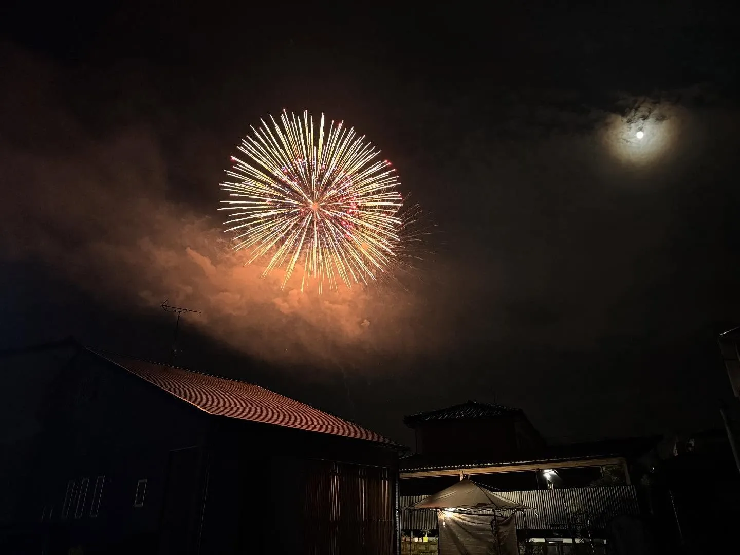 先日は地元の花火大会でした。